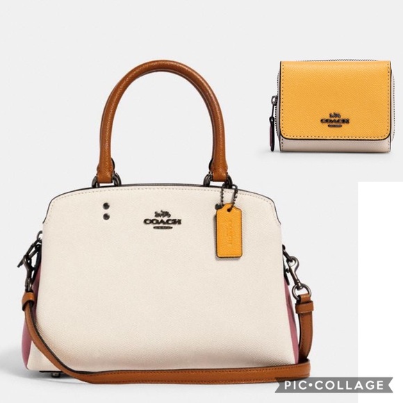 Coach Handbags - Coach🌤NWTs🌤Mini Lillie Carryall Colorblock Set